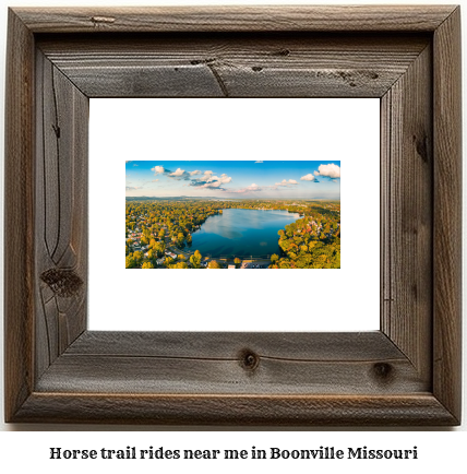 horse trail rides near me in Boonville, Missouri